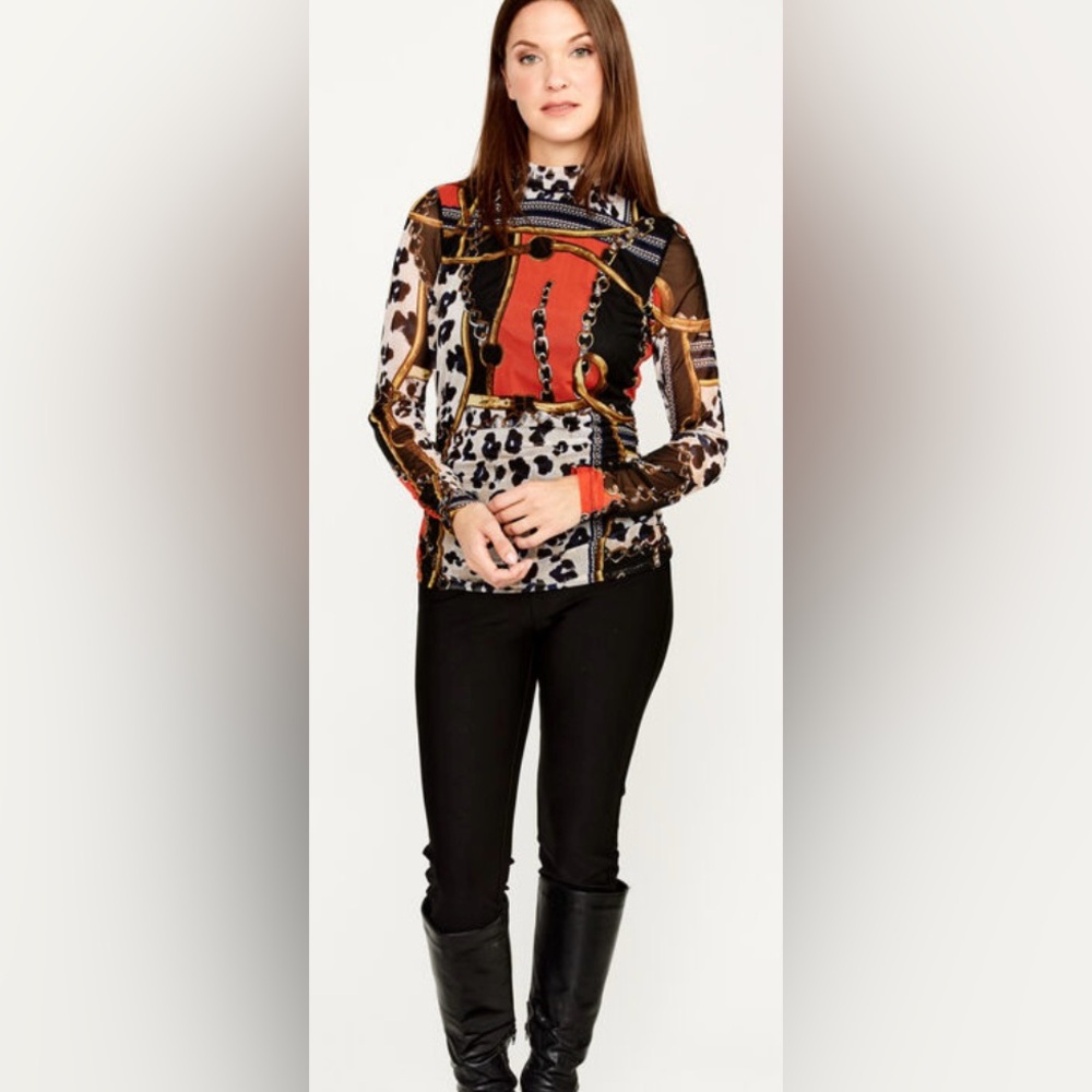 Multicolor Long Sleeve Top Franck Lyman